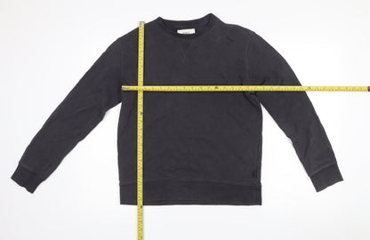 Mens UK Size S Marks and Spencer Black Pullover Sweatshirt