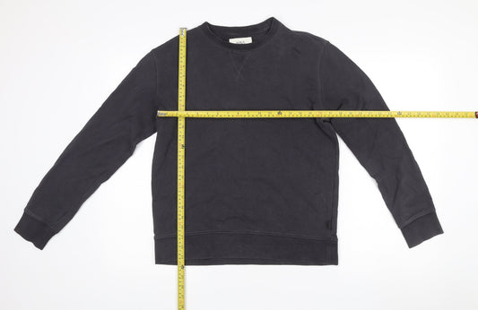 Mens UK Size S Marks and Spencer Black Pullover Sweatshirt