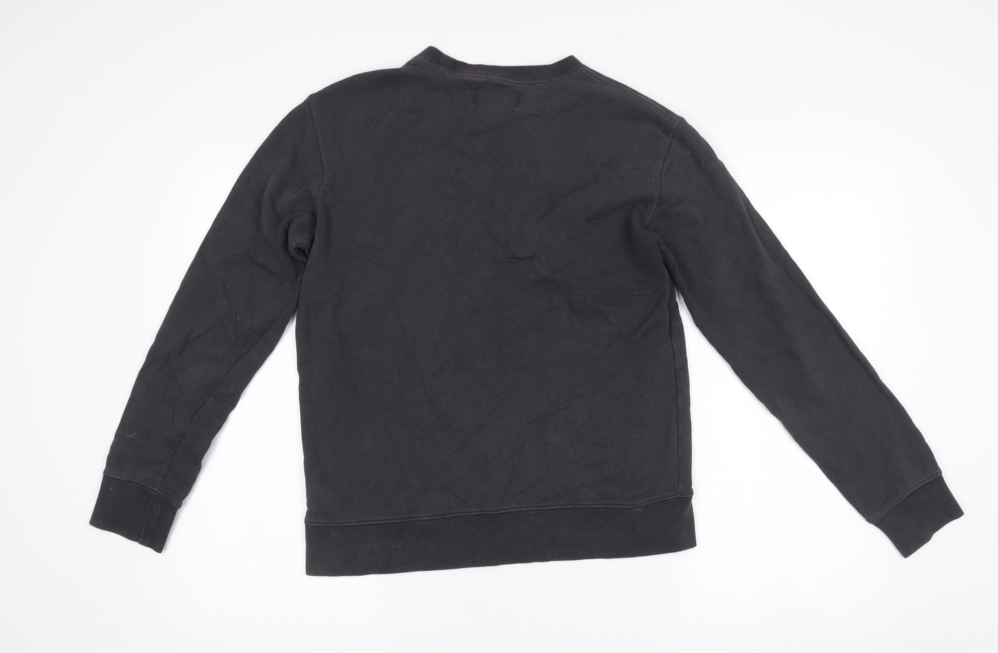 Mens UK Size S Marks and Spencer Black Pullover Sweatshirt