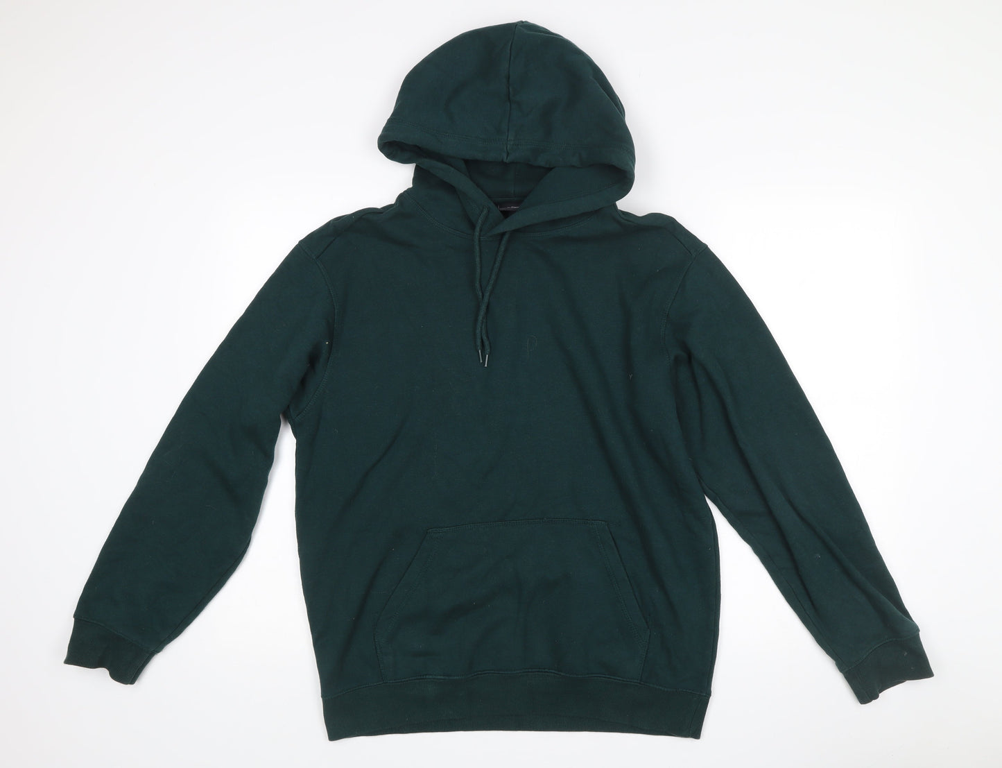 Mens UK Size S H&M Green Pullover Hoodie