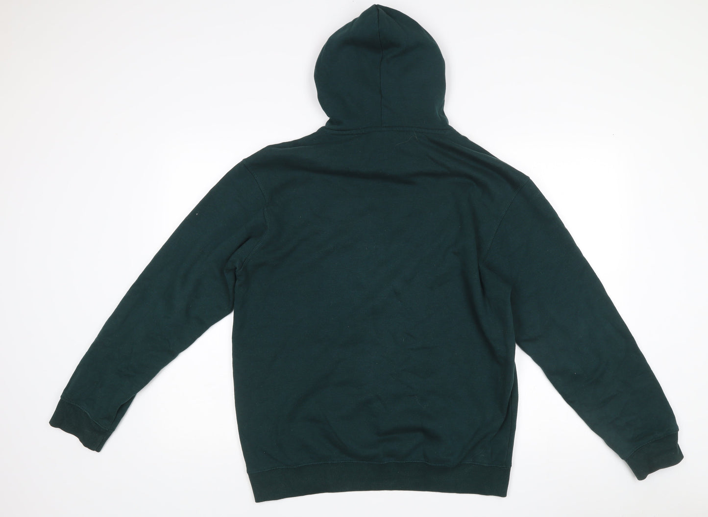 Mens UK Size S H&M Green Pullover Hoodie
