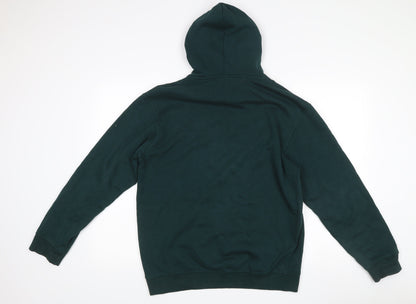 Mens UK Size S H&M Green Pullover Hoodie