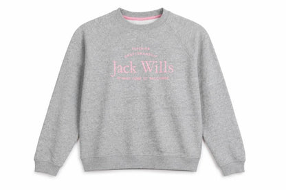 Womens UK Size 10 Jack Wills Grey Pullover Sweatshirt