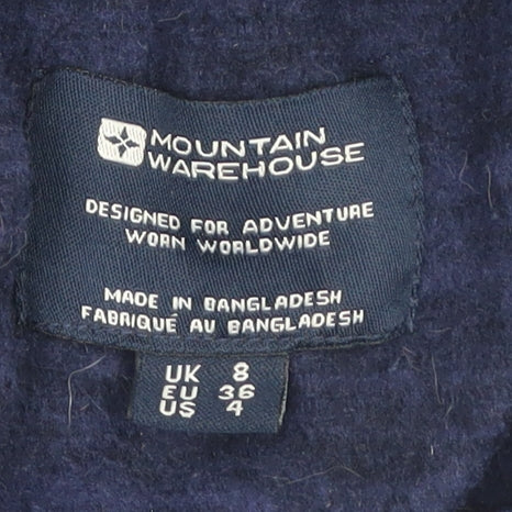 Womens UK Size 8 Mountain Warehouse Blue Pullover Sweatshirt