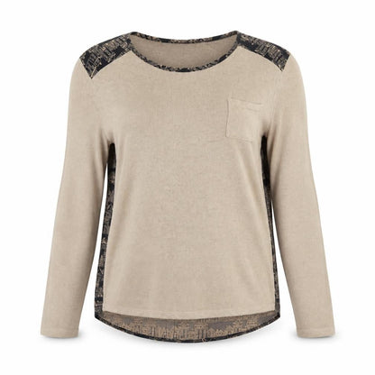Next Womens Beige Pullover Jumper Size 16 Round Neck Long Sleeve