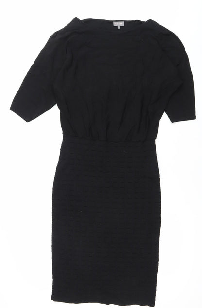 Phase Eight Women’s Black Size 10 Sheath Knee Length Dress