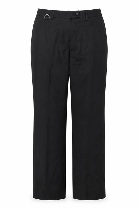 Womens UK Size 12 Brook Taverner Regular Fit Dress Pants Black Trousers