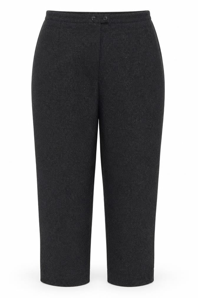 Womens UK Size 18 Libra Regular Fit BusinessCasualWorkwear Black Trousers