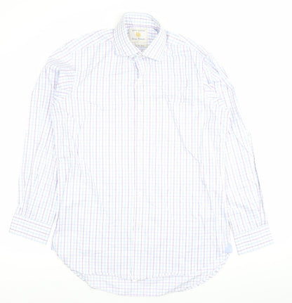 Mens UK Collar Size 15.5 Brook Taverner Smart Multicoloured  Dress Shirt