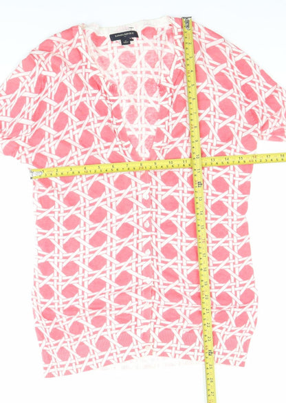 Womens UK Size M Banana Republic Pink Cardigan Jumper