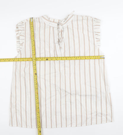 Womens UK Size 8 Numph Multicoloured Tunic Blouse