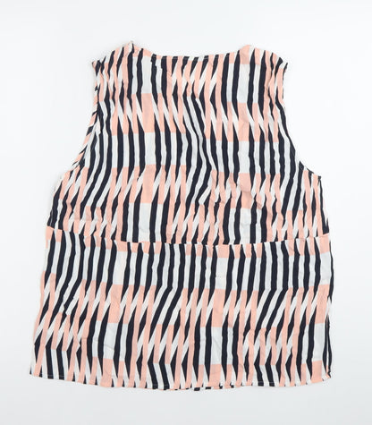 Betty Barclay Womens Multicoloured Geometric Blouse Size 14