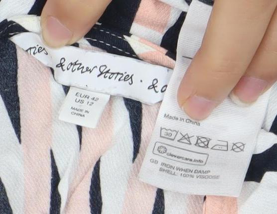 Betty Barclay Womens Multicoloured Geometric Blouse Size 14