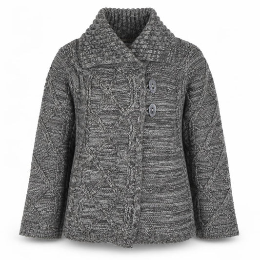 Womens UK Size S M&Co Grey Cardigan Jumper