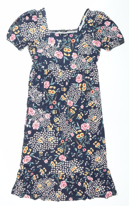 Roman Womens Multicoloured Floral Sheath Dress Size 10