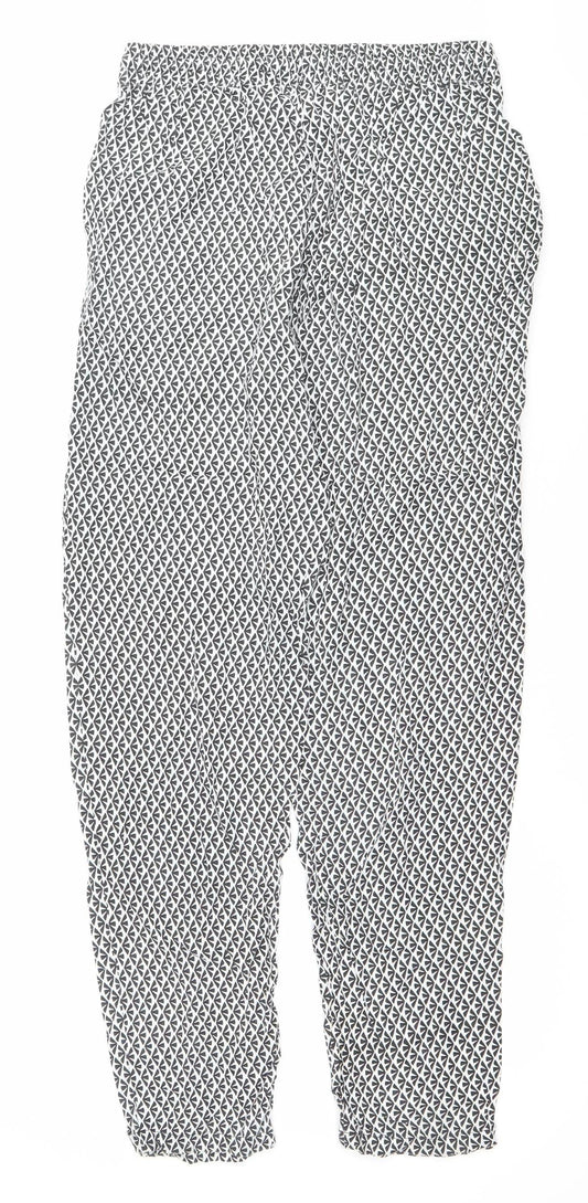 Womens UK Size 8 Intuition Regular Fit CasualTravel Multicoloured Trousers