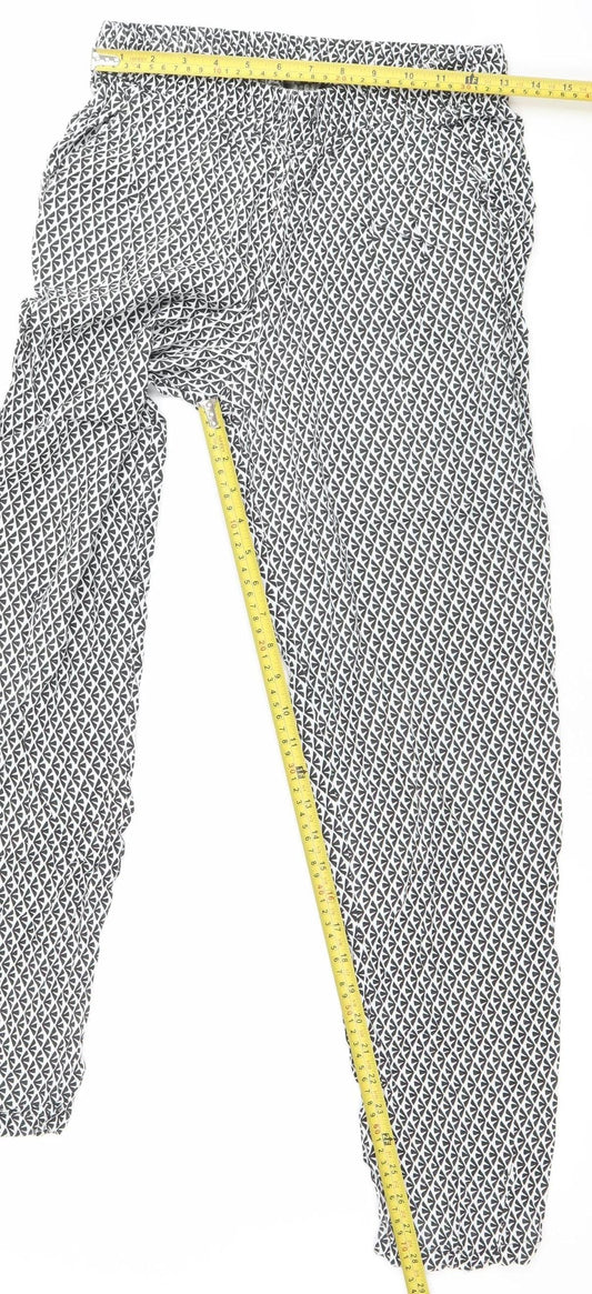 Womens UK Size 8 Intuition Regular Fit CasualTravel Multicoloured Trousers