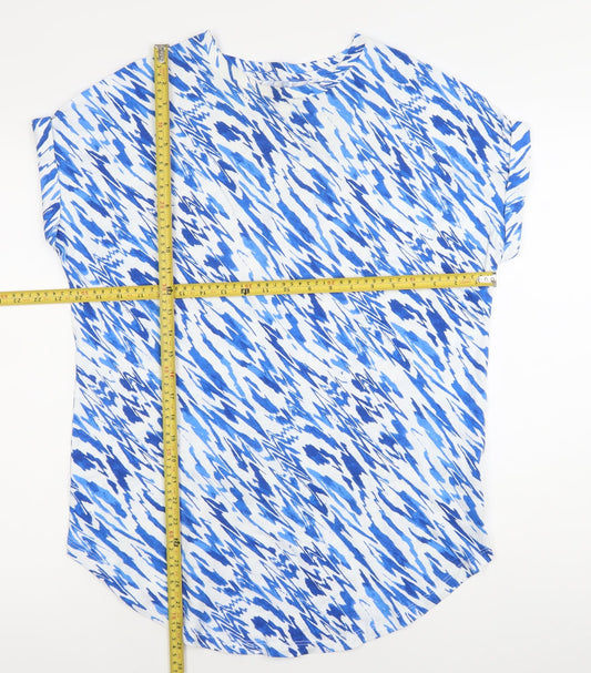 Womens UK Size 12 JD Williams Blue Tunic Blouse