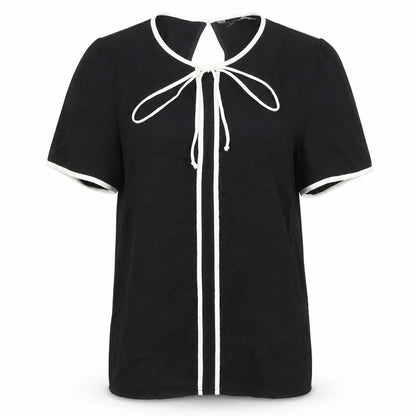 Womens UK Size L Zara Black Tunic Blouse