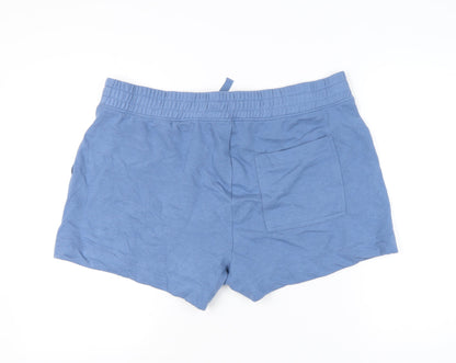 Marks and Spencer Women’s Blue Size 22 Sweat Shorts Cotton Blend