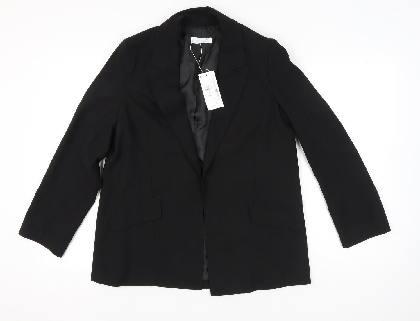 Primark Women’s Black Regular Fit Blazer Jacket Size M Workwear