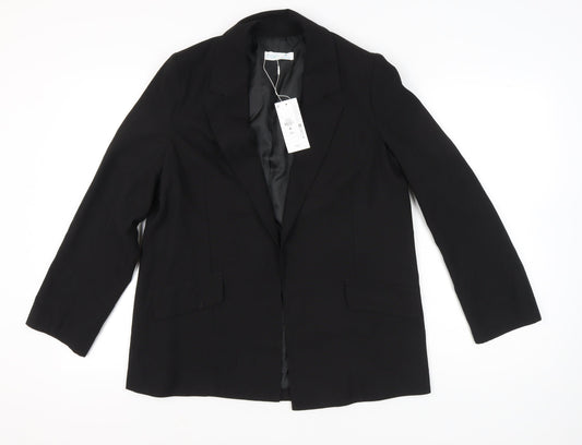 Primark Women’s Black Regular Fit Blazer Jacket Size M Workwear