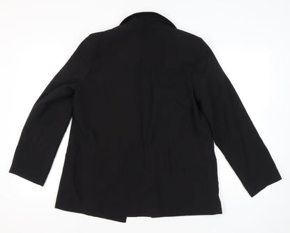 Primark Women’s Black Regular Fit Blazer Jacket Size M Workwear