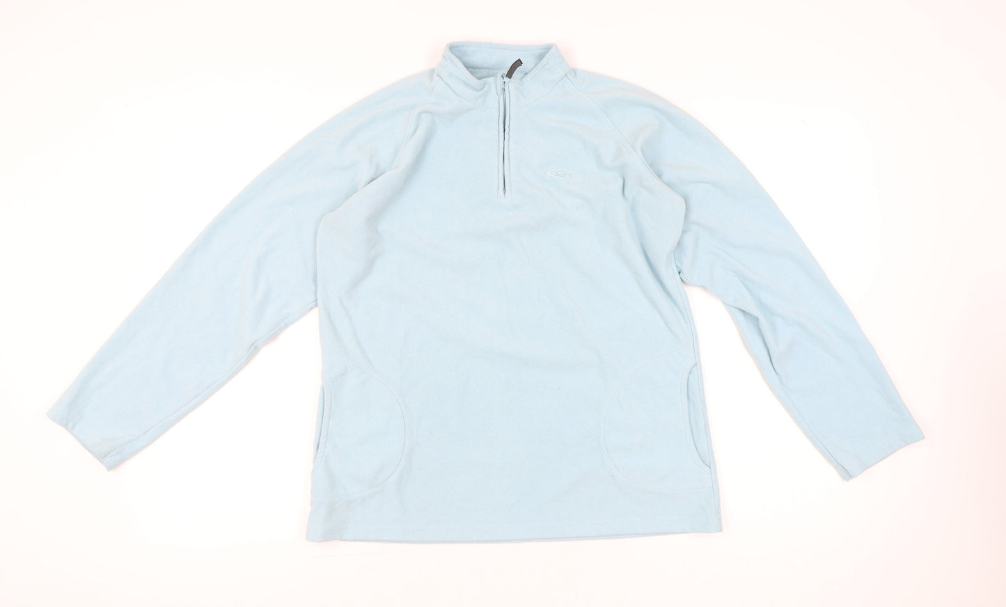 Gelert Women Blue Fleece Sweatshirt Size 18 Pullover 1/4 Zip Outdoor