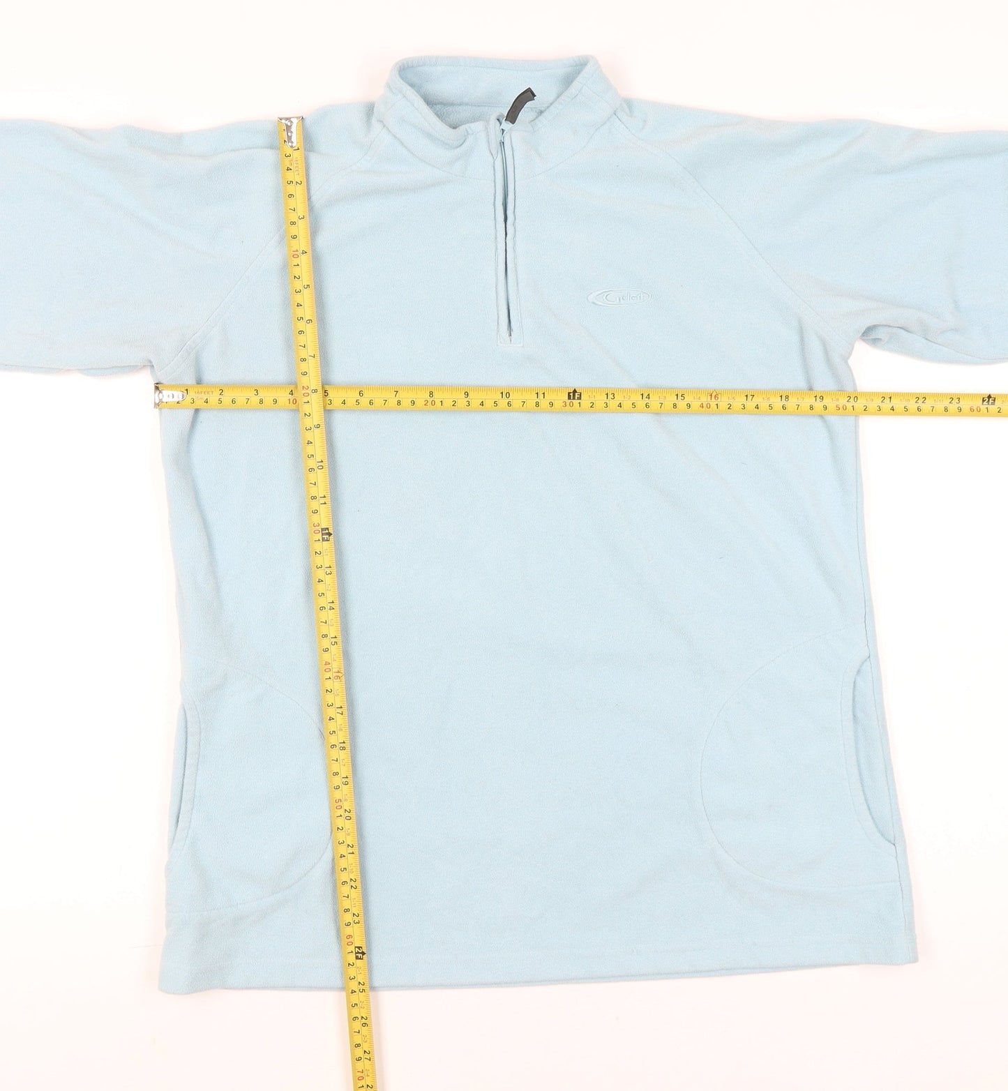 Gelert Women Blue Fleece Sweatshirt Size 18 Pullover 1/4 Zip Outdoor