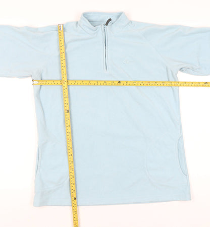 Gelert Women Blue Fleece Sweatshirt Size 18 Pullover 1/4 Zip Outdoor