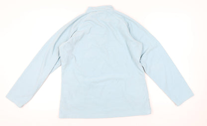 Gelert Women Blue Fleece Sweatshirt Size 18 Pullover 1/4 Zip Outdoor