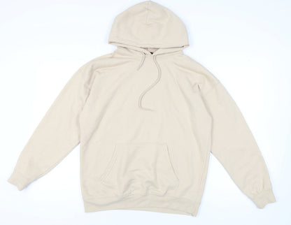 Mens UK Size S boohooMAN Beige Pullover Hoodie