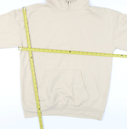 Mens UK Size S boohooMAN Beige Pullover Hoodie