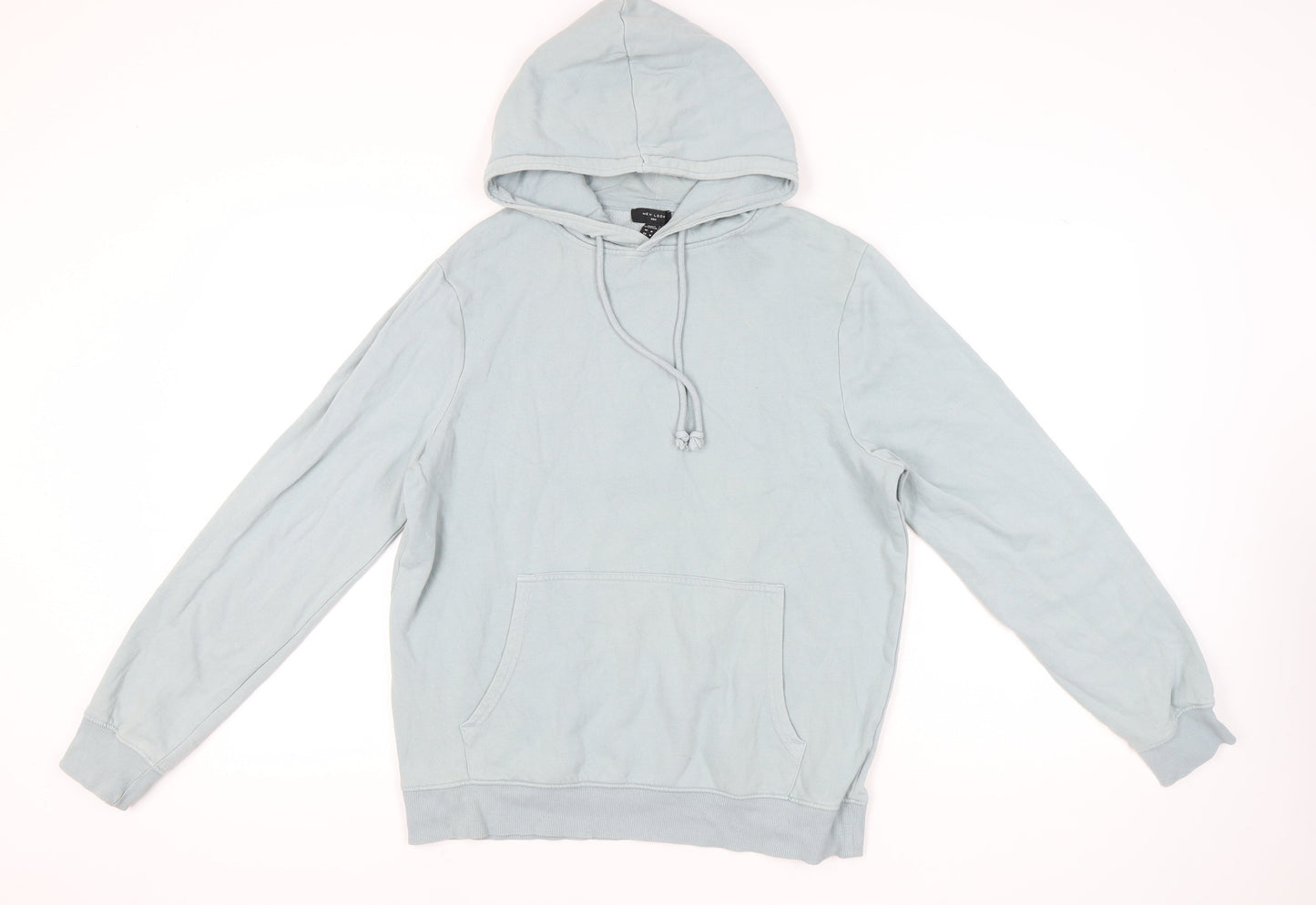Mens UK Size M New Look Blue Pullover Hoodie