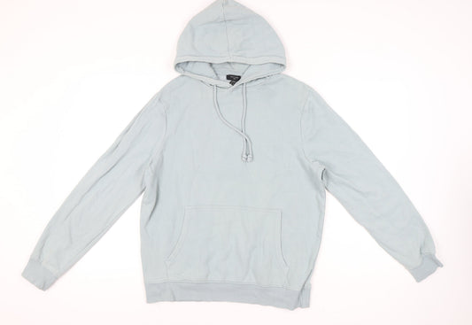 Mens UK Size M New Look Blue Pullover Hoodie