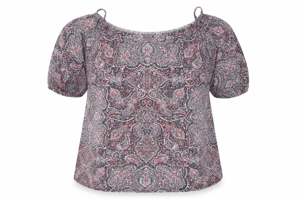 Womens UK Size 18 BHS Multicoloured Tunic Blouse