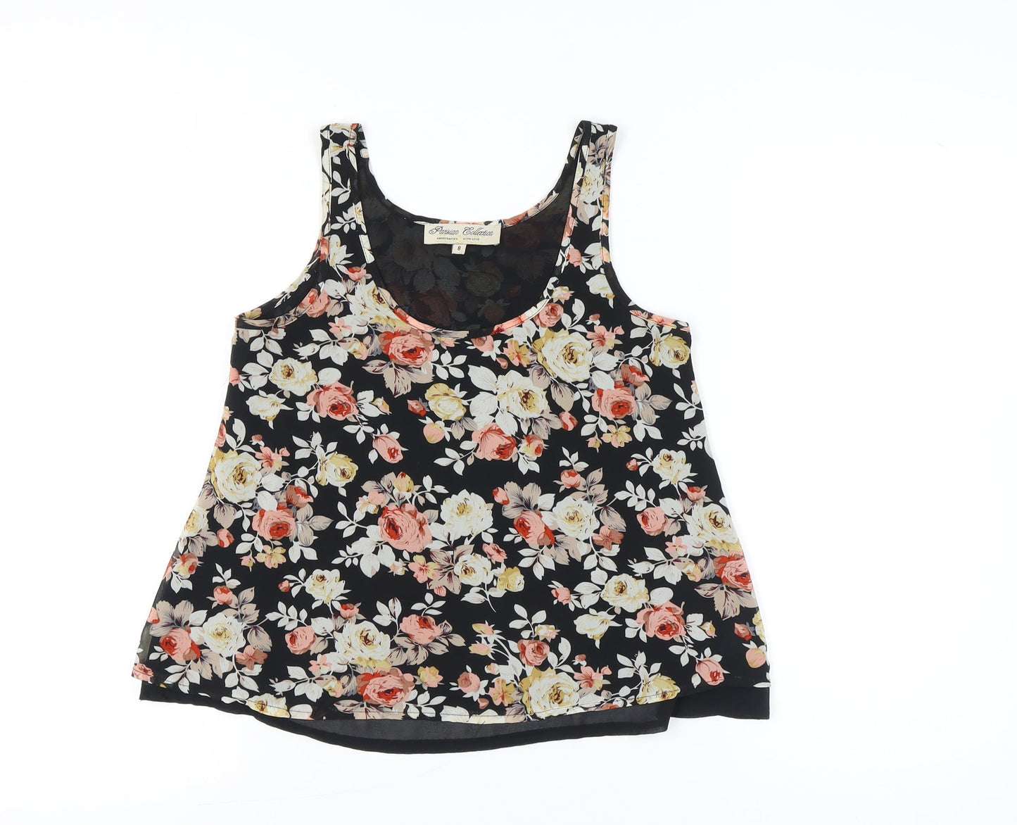 Womens UK Size 8 Parisian Collection Black Camisole Tank