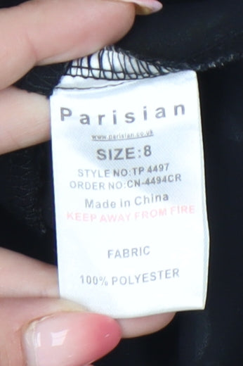Womens UK Size 8 Parisian Collection Black Camisole Tank