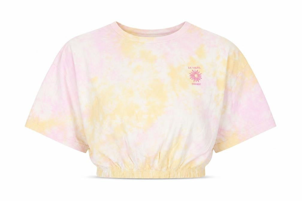 Womens UK Size S NEXT Multicoloured Cropped T-Shirt