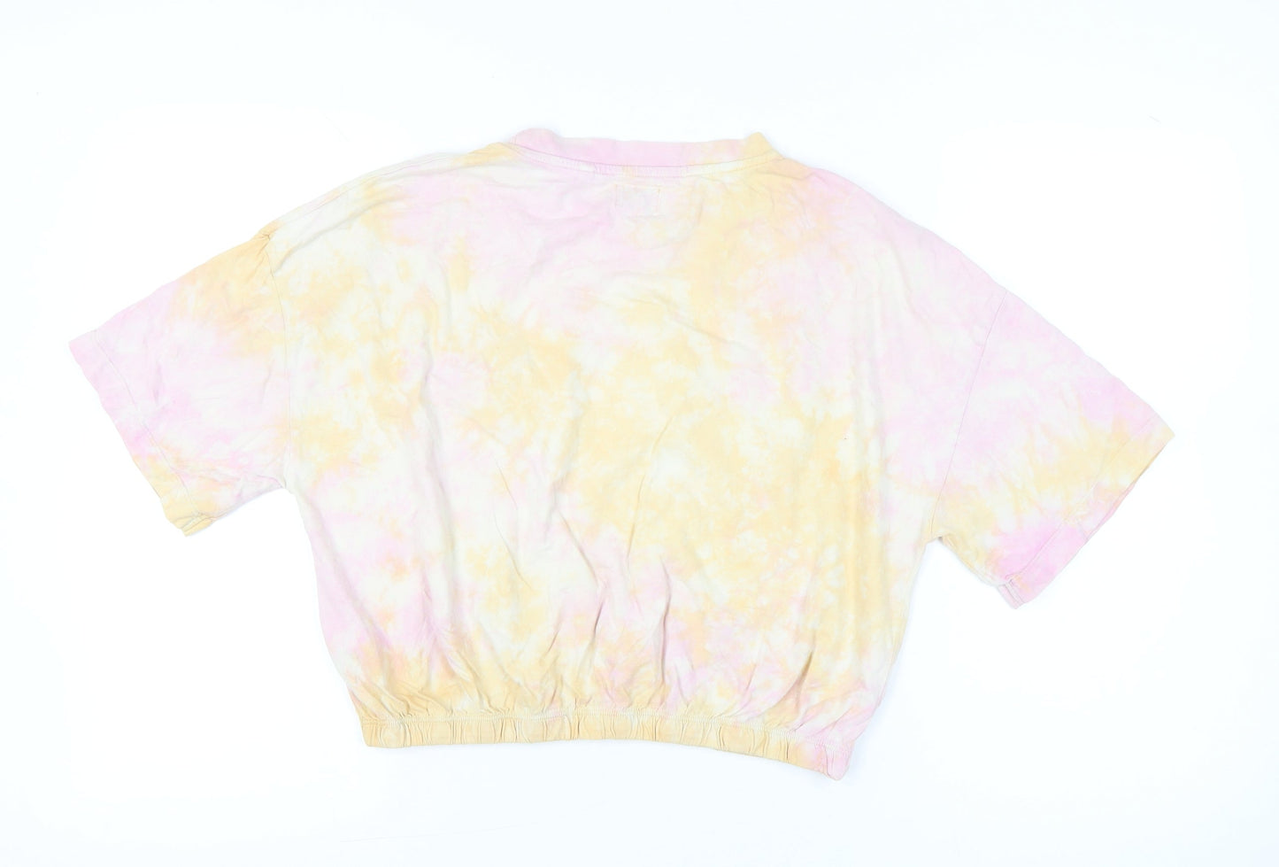 Womens UK Size S NEXT Multicoloured Cropped T-Shirt