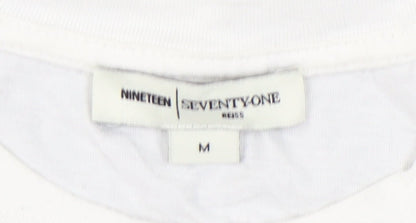 Reiss Men’s Multicoloured Colourblock Cotton T-Shirt Size M