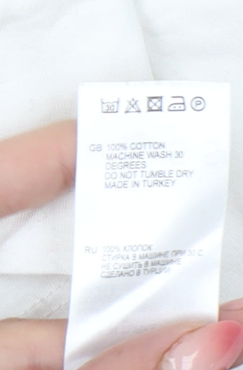 Reiss Men’s Multicoloured Colourblock Cotton T-Shirt Size M