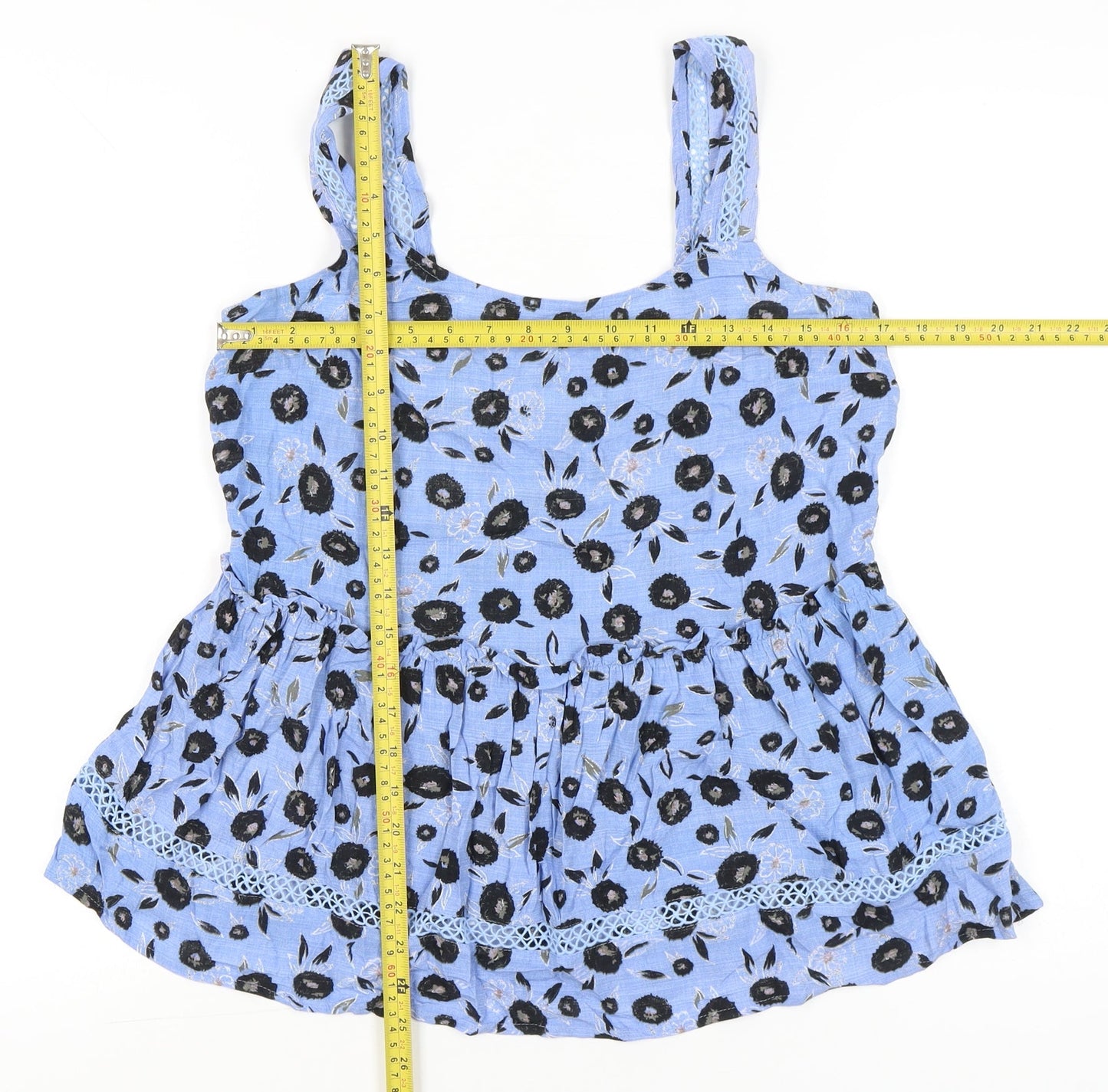 Womens UK Size 12 NEXT Blue Camisole Tank