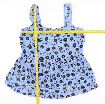 Womens UK Size 12 NEXT Blue Camisole Tank