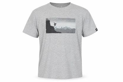 Wild Kiwi Men's Grey Medium Graphic Print Adventure T-Shirt