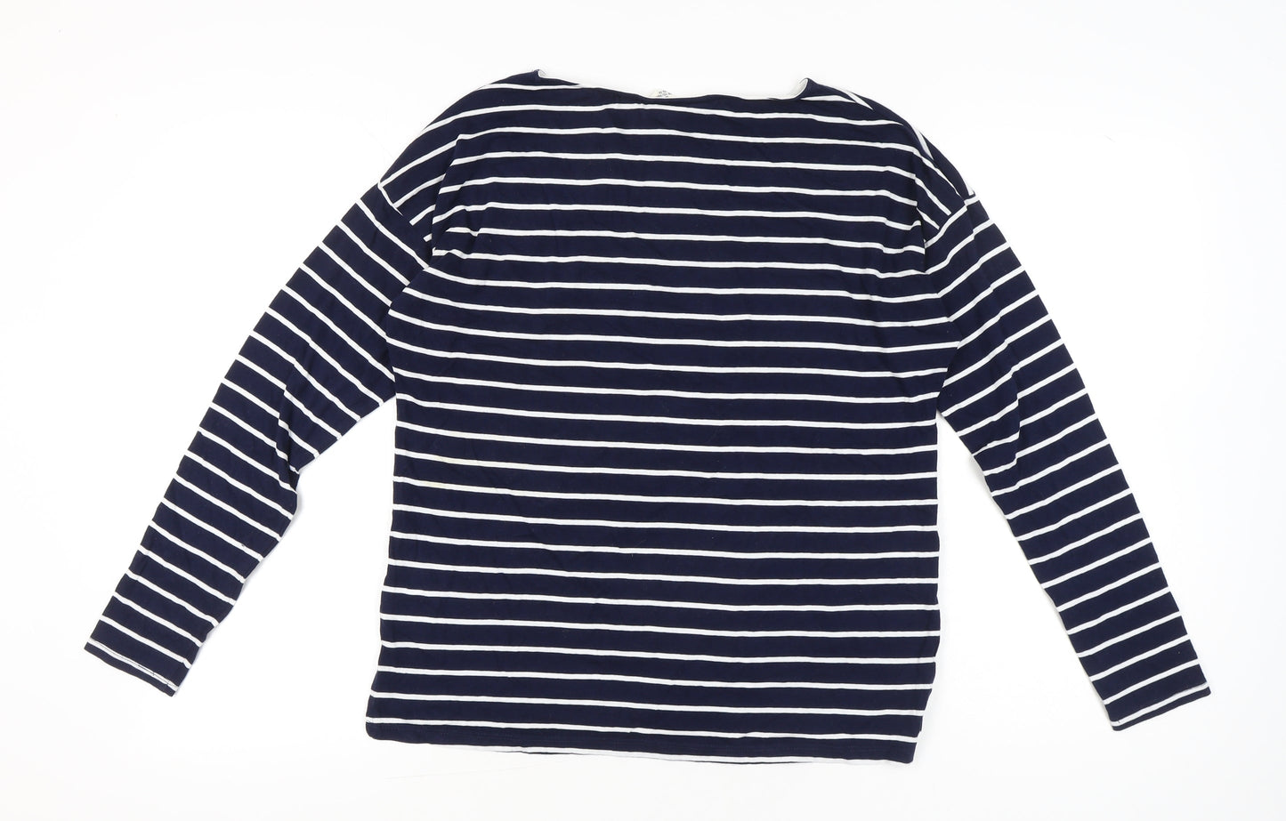 Womens UK Size S H&M Blue Basic T-Shirt