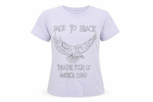 Womens UK Size M River Island Purple Basic T-Shirt