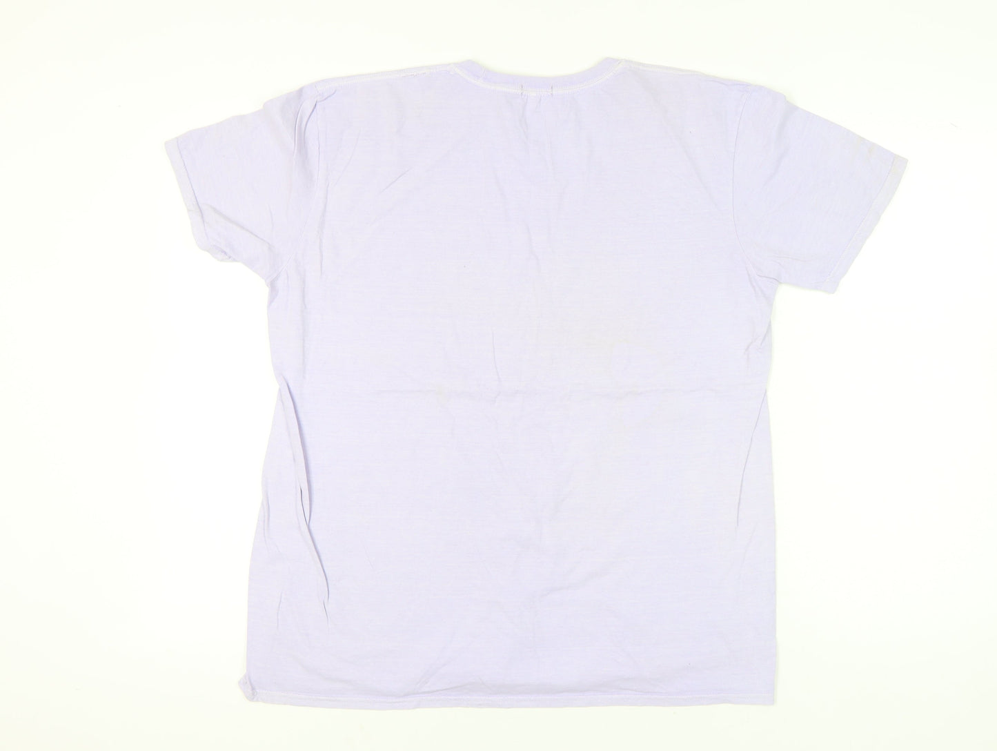 Womens UK Size M River Island Purple Basic T-Shirt
