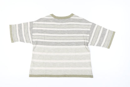 Womens UK Size 14 Marks and Spencer Grey Basic T-Shirt