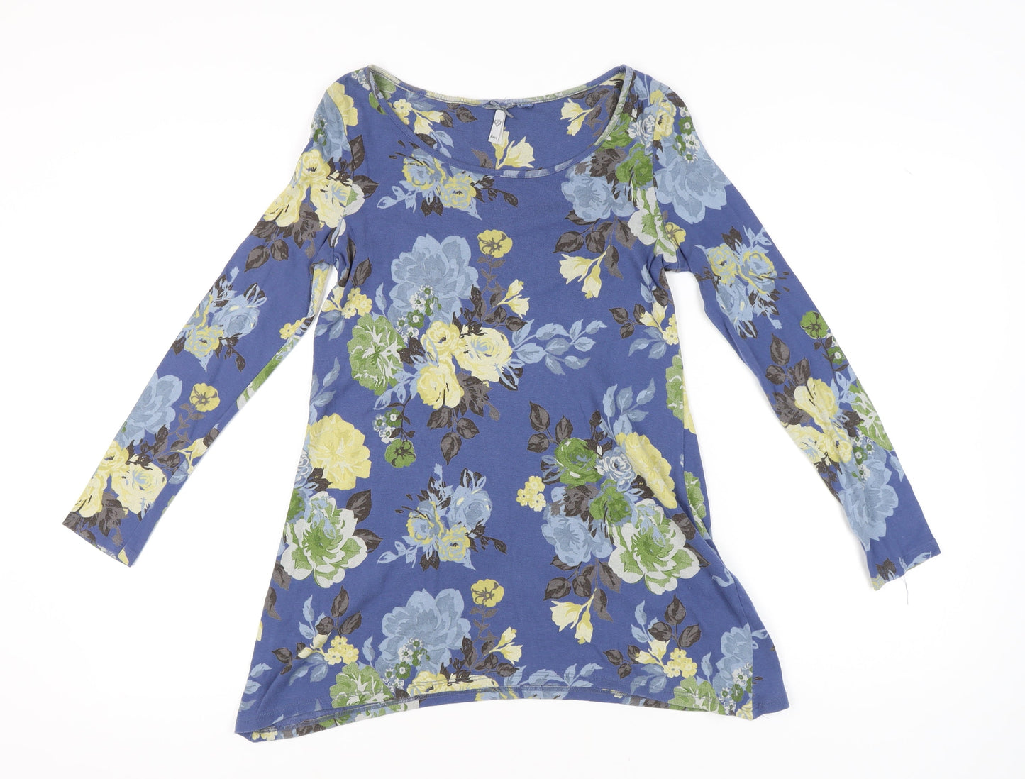Womens UK Size 10 NEXT Blue Tunic T-Shirt